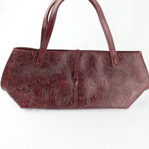 Victoria's Secret Tooled Vegan Leather Handbag
